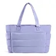 Puffer Tote Large Quilted Shoulder Bag for Work Travel | https://www.bestnamebadges.com