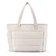 Puffer Tote Large Quilted Shoulder Bag for Work Travel | https://www.bestnamebadges.com