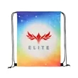 Sublimated RPET Non-Woven Drawstring Backpack | https://www.bestnamebadges.com