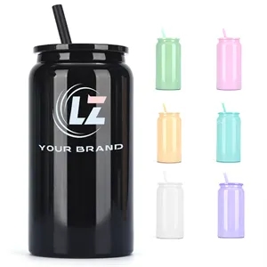 16oz. Fashionable Stainless Steel Insulated Mason Jar