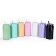 16oz. Fashionable Stainless Steel Insulated Mason Jar | https://www.bestnamebadges.com