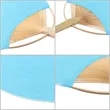 Paddle Paper Hand Fan With Bamboo Handle | https://www.bestnamebadges.com