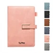 A5 Pu Cover Hardcover Journal Notebook W/ Magnetic Buckle | https://www.bestnamebadges.com
