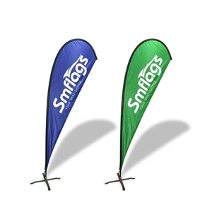 Teardrop Beach Flag Banner