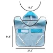 Foldable Portable Pet Raincoat Lightweight Waterproof Jacket | https://www.bestnamebadges.com