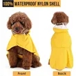 Foldable Portable Pet Raincoat Lightweight Waterproof Jacket | https://www.bestnamebadges.com