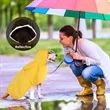 Foldable Portable Pet Raincoat Lightweight Waterproof Jacket | https://www.bestnamebadges.com