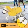 Foldable Portable Pet Raincoat Lightweight Waterproof Jacket | https://www.bestnamebadges.com