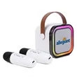 PartyWave Portable Karaoke System with Dual Microphone | https://www.bestnamebadges.com