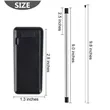 Collapsible Straw with Case Eco Friendly Telescopic Design | https://www.bestnamebadges.com