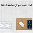 Foldable Cork Wireless Charging Mouse Pad Eco Friendly | https://www.bestnamebadges.com
