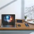 Foldable Cork Wireless Charging Mouse Pad Eco Friendly | https://www.bestnamebadges.com