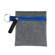 Heathered Tech Pouch | https://www.bestnamebadges.com