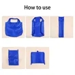 Foldable Tote Bag Eco Friendly Reusable Portable Grocery | https://www.bestnamebadges.com