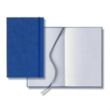 Linen Banded Medio Lined White Page Journal | https://www.bestnamebadges.com