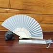 Bamboo Silk Handheld Folding Fans | https://www.bestnamebadges.com