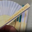 Bamboo Silk Handheld Folding Fans | https://www.bestnamebadges.com
