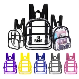 Transparent Backpack PVC Commuter Leisure