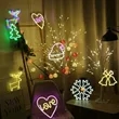 Christmas Decor Warm Lighted Birch Trees with LED Lights | https://www.bestnamebadges.com