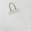 Clear Gift Bags with Handles Transparent Plastic Totes | https://www.bestnamebadges.com