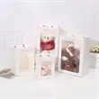 Clear Paper Gift Bags with Window Shopping with Handles | https://www.bestnamebadges.com