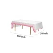 Waterproof Tablecloths Disposable Rectangle Table Covers | https://www.bestnamebadges.com