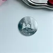 Acrylic Mirror Cupcake Toppers Disc Picks Cake Decorations | https://www.bestnamebadges.com