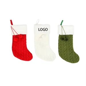 Friendly Soft Xmas Hanging Stockings for Decoration