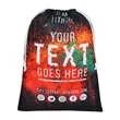 12" X 16" Full Color Sublimated Polyester Drawstring Bag | https://www.bestnamebadges.com