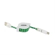 3-in-1 Retractable Fabric Charge-It Cable | https://www.bestnamebadges.com