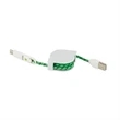 3-in-1 Retractable Fabric Charge-It Cable | https://www.bestnamebadges.com