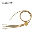 Eco Friendly Cork Multi Charging Cable Customizable Design | https://www.bestnamebadges.com