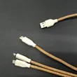 Eco Friendly Cork Multi Charging Cable Customizable Design | https://www.bestnamebadges.com