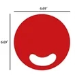 Portable Handheld Fan Round Shape Custom Event Giveaway | https://www.bestnamebadges.com