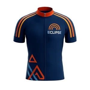 Unisex Short Sleeve Sublimated Cycling Jersey 150GSM