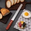 Durable Bread Knife Stainless Wooden Handle Kitchen Tool | https://www.bestnamebadges.com