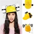 Funny Party Drinking Hat Hands Free Beer Soda Can Holder Cap | https://www.bestnamebadges.com