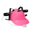 Funny Party Drinking Hat Hands Free Beer Soda Can Holder Cap | https://www.bestnamebadges.com