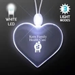 Light Up Acrylic Heart Necklace | https://www.bestnamebadges.com