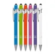 Tropical Color Jenny Stylus Satin Soft Touch Click Metal Pen | https://www.bestnamebadges.com