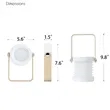 Foldable Portable LED Lamp with Adjustable Shape Soft Light | https://www.bestnamebadges.com