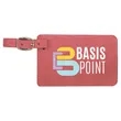 Pink Leatherette Luggage Tag | https://www.bestnamebadges.com