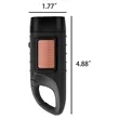 Solar Hand Crank Powered Flashlight for Outdoor Adventures | https://www.bestnamebadges.com