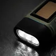 Solar Hand Crank Powered Flashlight for Outdoor Adventures | https://www.bestnamebadges.com