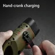 Solar Hand Crank Powered Flashlight for Outdoor Adventures | https://www.bestnamebadges.com