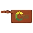 Rawhide Leatherette Luggage Tag | https://www.bestnamebadges.com