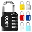 Customizable Combination Lock Secure Stylish Padlock | https://www.bestnamebadges.com