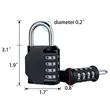 Customizable Combination Lock Secure Stylish Padlock | https://www.bestnamebadges.com