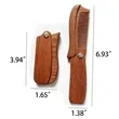 Premium Foldable Wooden Comb Stylish Grooming Accessory | https://www.bestnamebadges.com