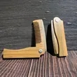 Premium Foldable Wooden Comb Stylish Grooming Accessory | https://www.bestnamebadges.com